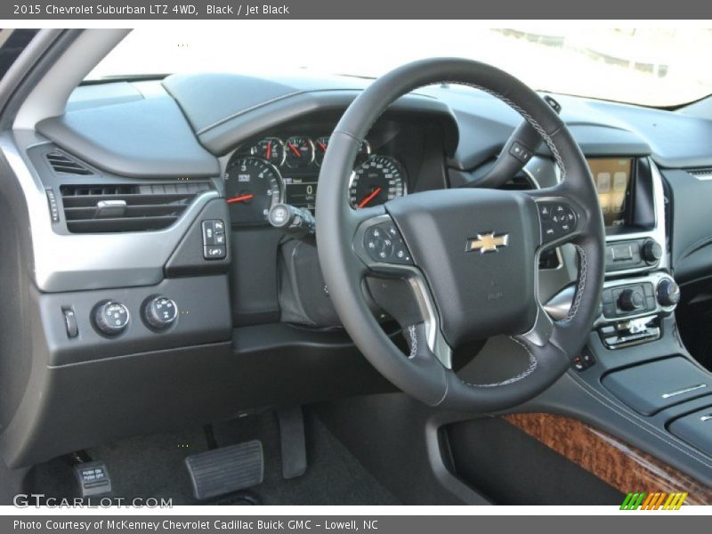 Black / Jet Black 2015 Chevrolet Suburban LTZ 4WD