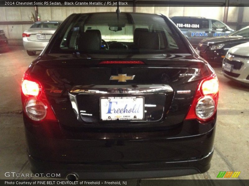 Black Granite Metallic / RS Jet Black 2014 Chevrolet Sonic RS Sedan