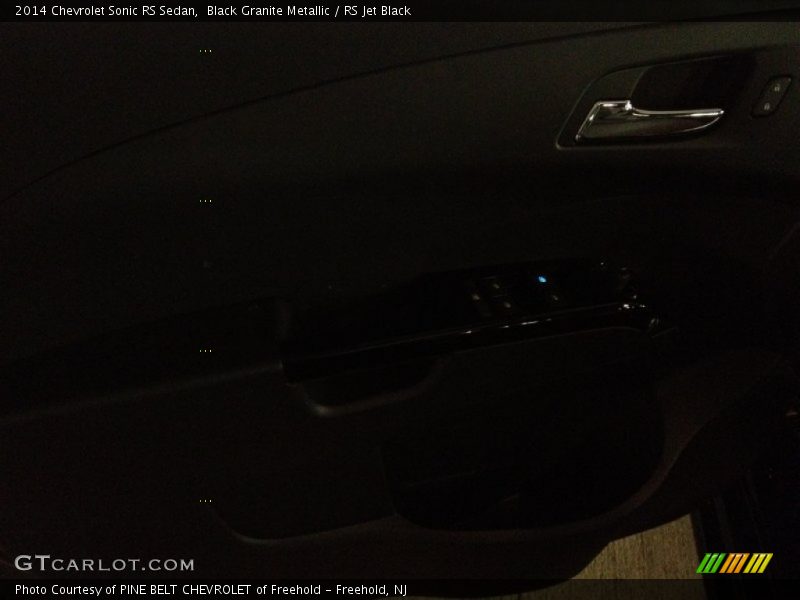 Black Granite Metallic / RS Jet Black 2014 Chevrolet Sonic RS Sedan