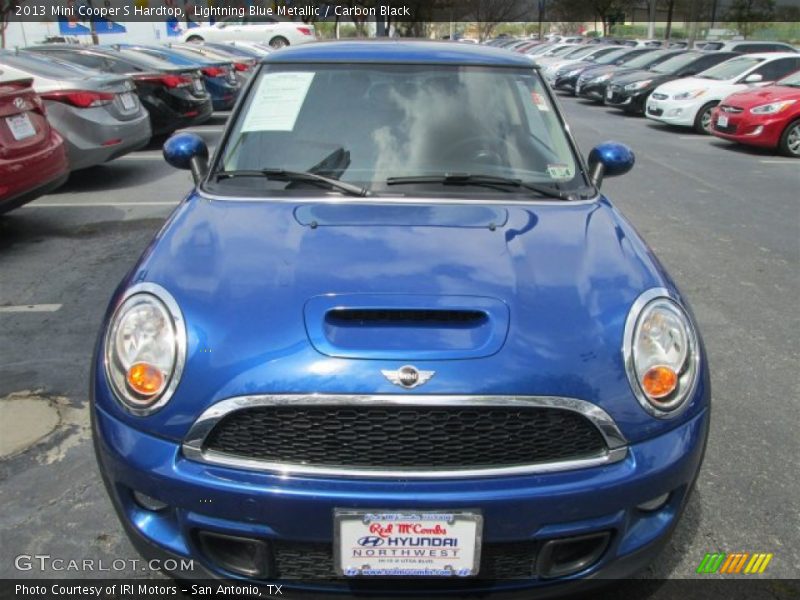 Lightning Blue Metallic / Carbon Black 2013 Mini Cooper S Hardtop