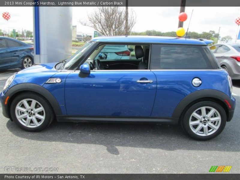 Lightning Blue Metallic / Carbon Black 2013 Mini Cooper S Hardtop