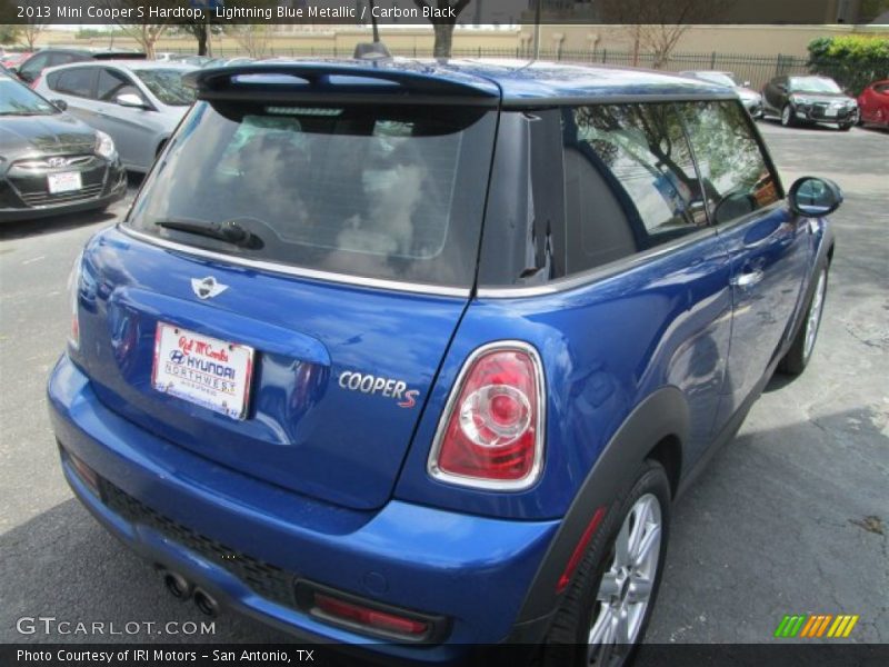 Lightning Blue Metallic / Carbon Black 2013 Mini Cooper S Hardtop