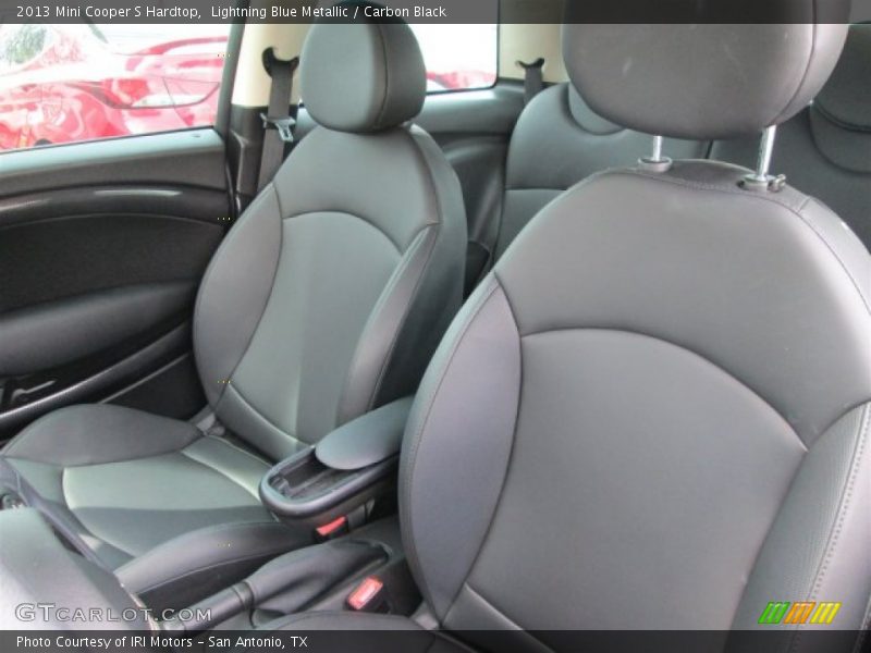 Lightning Blue Metallic / Carbon Black 2013 Mini Cooper S Hardtop