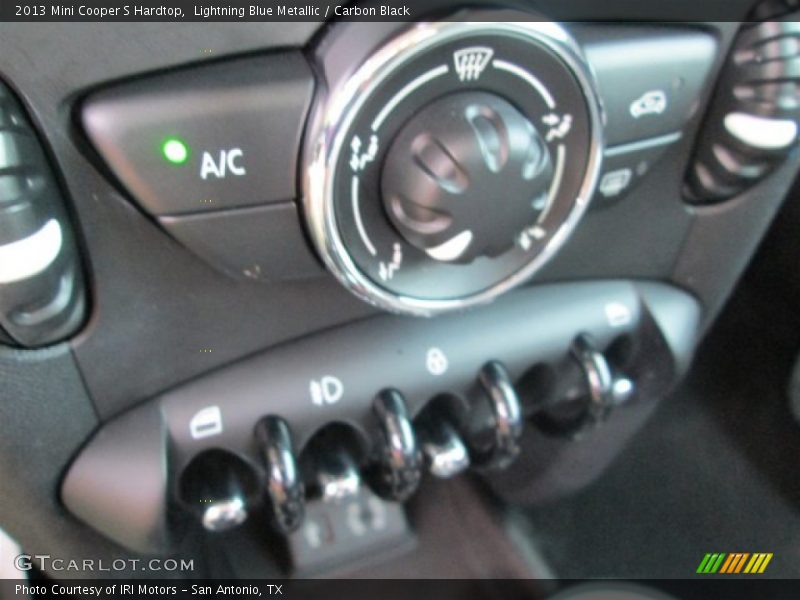 Lightning Blue Metallic / Carbon Black 2013 Mini Cooper S Hardtop