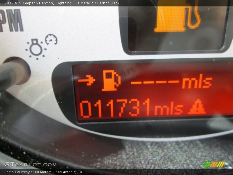 Lightning Blue Metallic / Carbon Black 2013 Mini Cooper S Hardtop