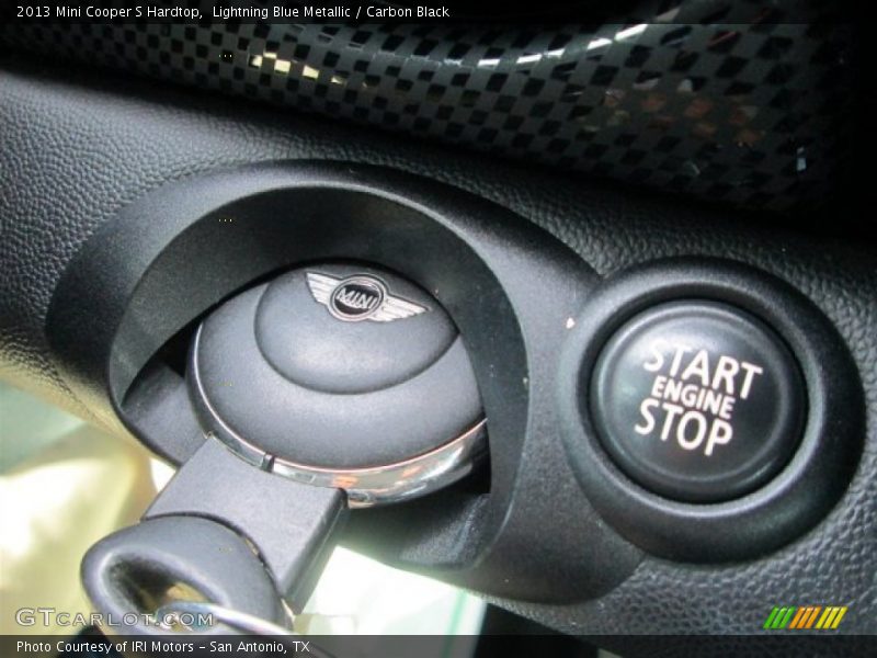 Lightning Blue Metallic / Carbon Black 2013 Mini Cooper S Hardtop