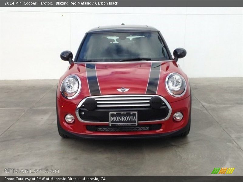 Blazing Red Metallic / Carbon Black 2014 Mini Cooper Hardtop