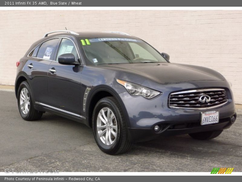 Blue Slate / Wheat 2011 Infiniti FX 35 AWD