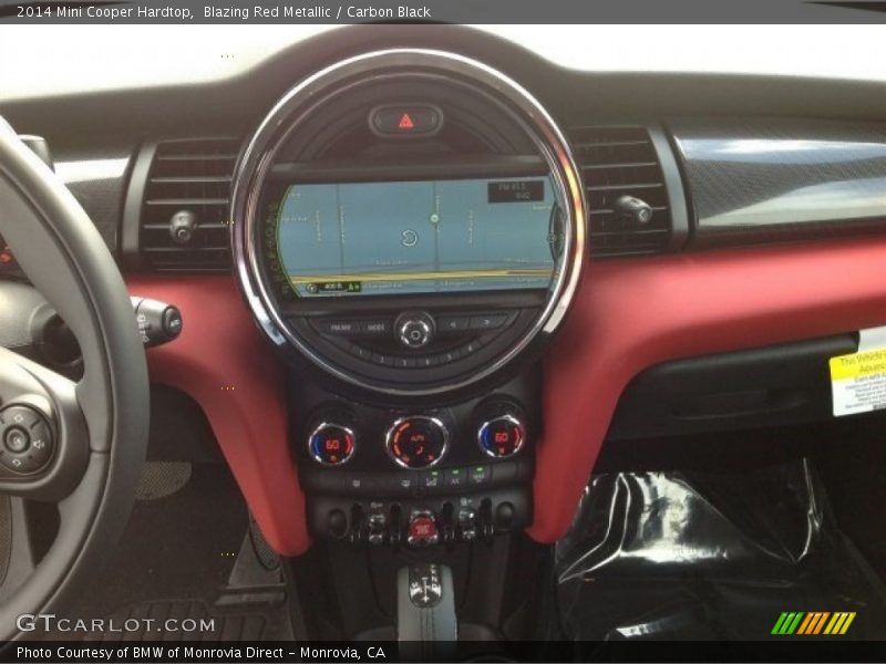 Blazing Red Metallic / Carbon Black 2014 Mini Cooper Hardtop