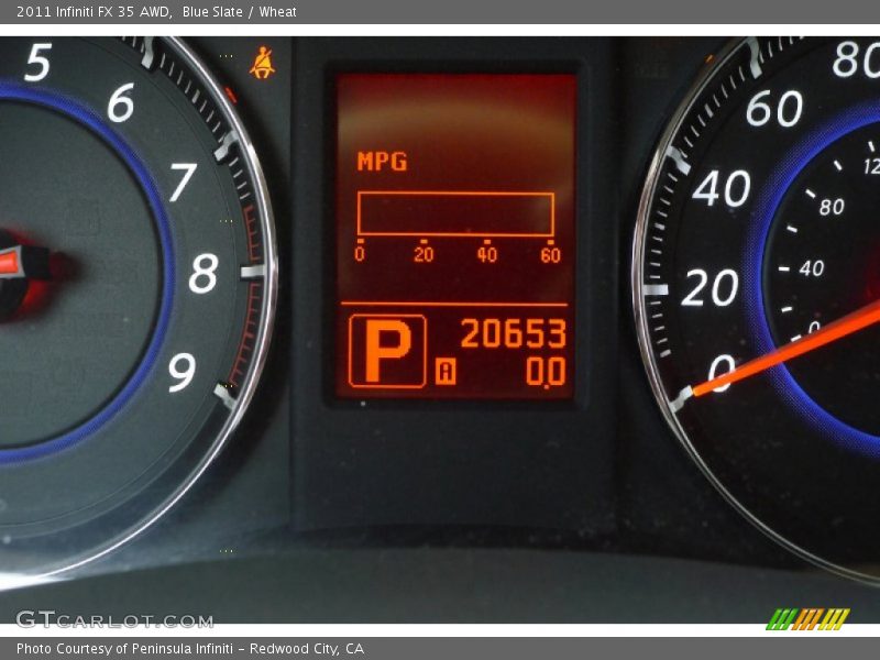 Blue Slate / Wheat 2011 Infiniti FX 35 AWD