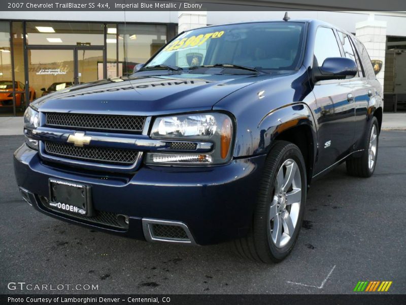 Imperial Blue Metallic / Ebony 2007 Chevrolet TrailBlazer SS 4x4