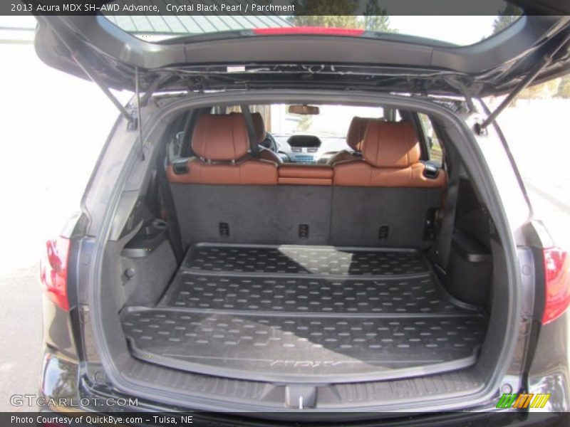 Crystal Black Pearl / Parchment 2013 Acura MDX SH-AWD Advance