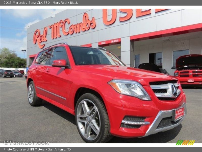 Mars Red / Black 2013 Mercedes-Benz GLK 350