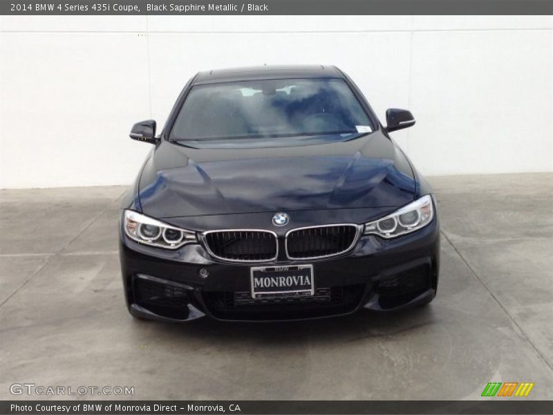 Black Sapphire Metallic / Black 2014 BMW 4 Series 435i Coupe