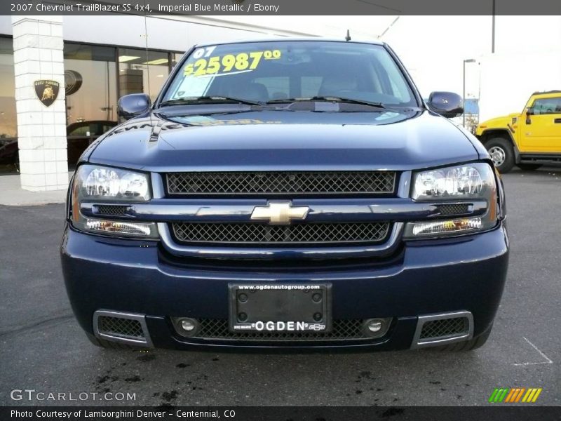 Imperial Blue Metallic / Ebony 2007 Chevrolet TrailBlazer SS 4x4