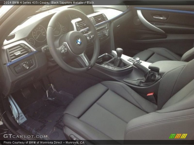  2014 4 Series 435i Coupe Black Interior