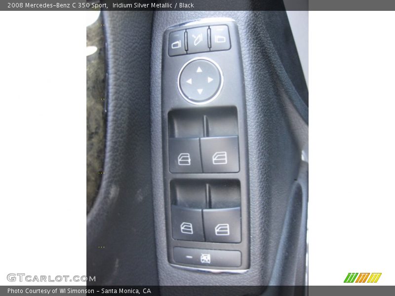 Iridium Silver Metallic / Black 2008 Mercedes-Benz C 350 Sport