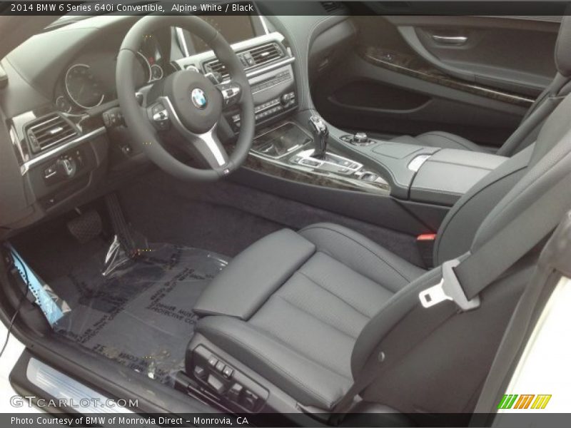 Front Seat of 2014 6 Series 640i Convertible