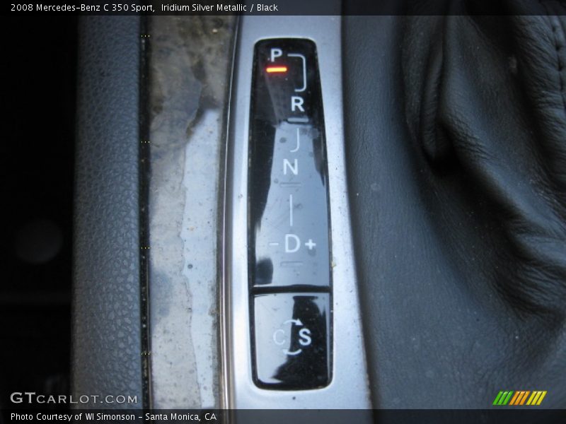 Iridium Silver Metallic / Black 2008 Mercedes-Benz C 350 Sport