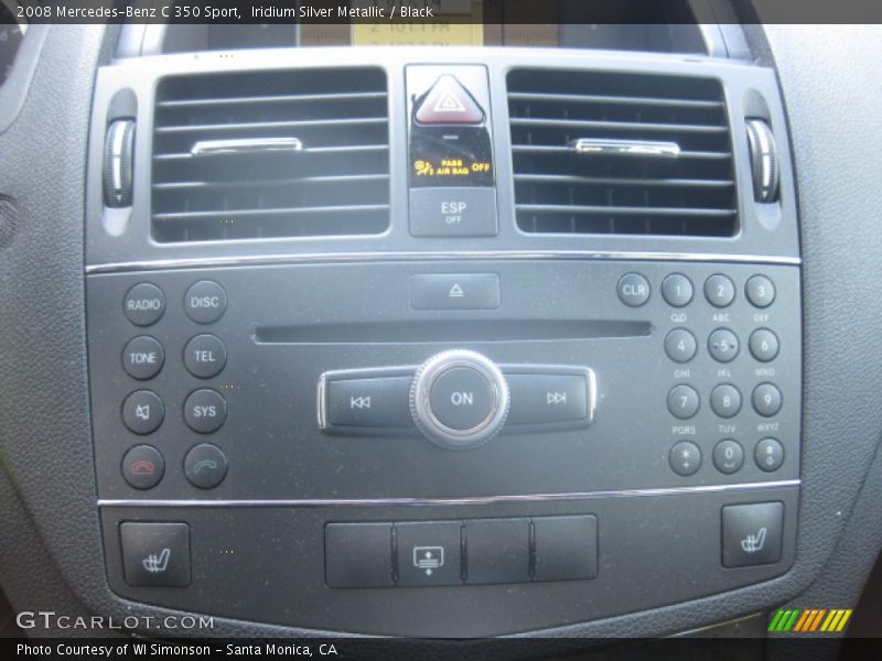 Iridium Silver Metallic / Black 2008 Mercedes-Benz C 350 Sport
