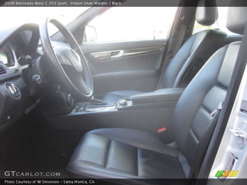 Iridium Silver Metallic / Black 2008 Mercedes-Benz C 350 Sport