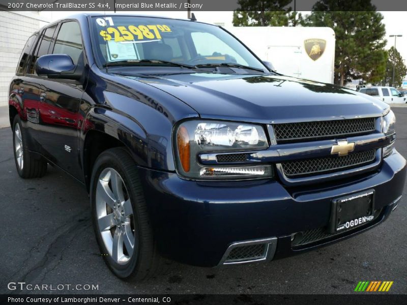 Imperial Blue Metallic / Ebony 2007 Chevrolet TrailBlazer SS 4x4