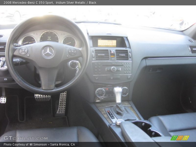 Iridium Silver Metallic / Black 2008 Mercedes-Benz C 350 Sport