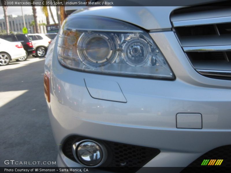 Iridium Silver Metallic / Black 2008 Mercedes-Benz C 350 Sport