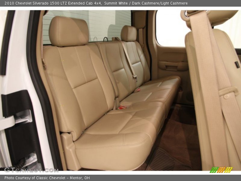 Summit White / Dark Cashmere/Light Cashmere 2010 Chevrolet Silverado 1500 LTZ Extended Cab 4x4