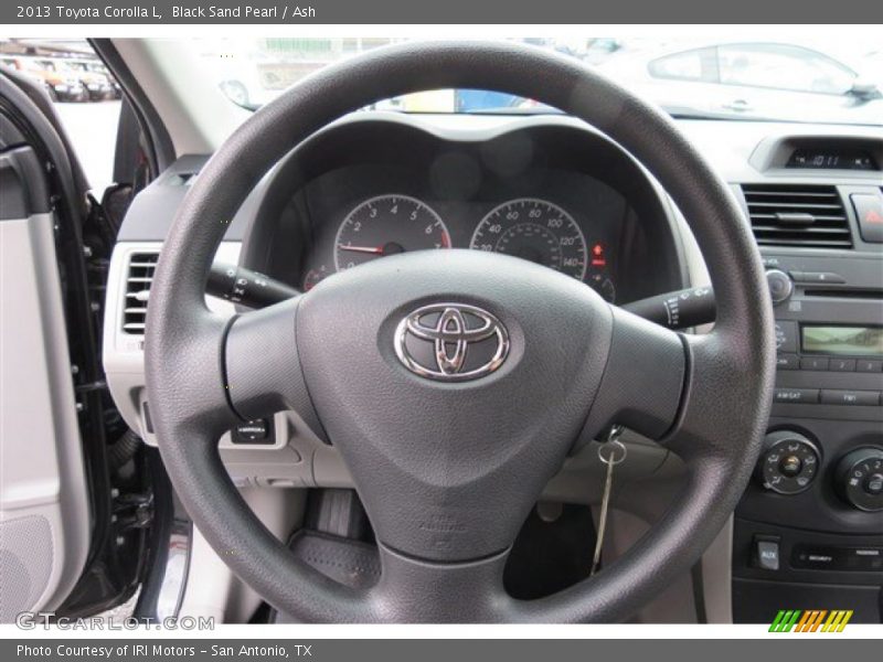 Black Sand Pearl / Ash 2013 Toyota Corolla L