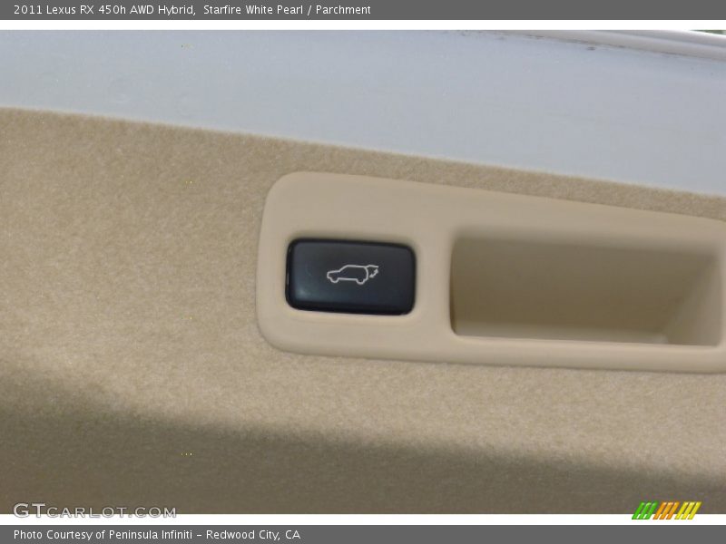 Starfire White Pearl / Parchment 2011 Lexus RX 450h AWD Hybrid