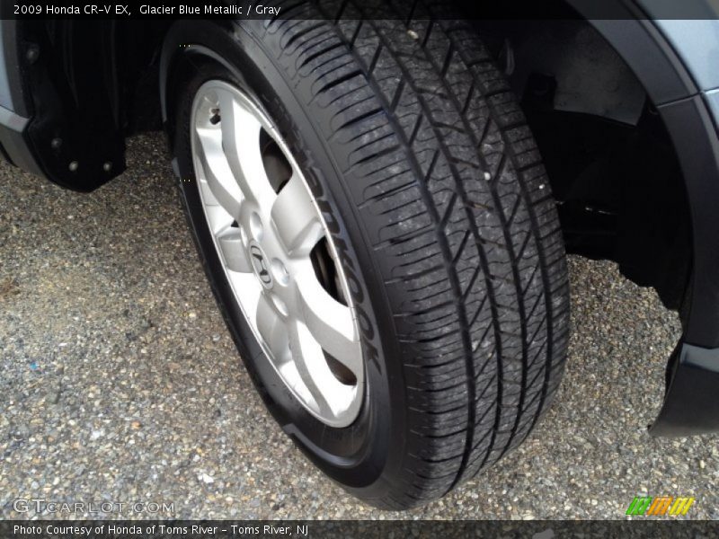 Glacier Blue Metallic / Gray 2009 Honda CR-V EX