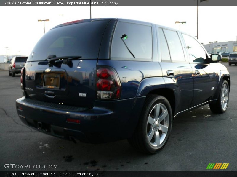 Imperial Blue Metallic / Ebony 2007 Chevrolet TrailBlazer SS 4x4