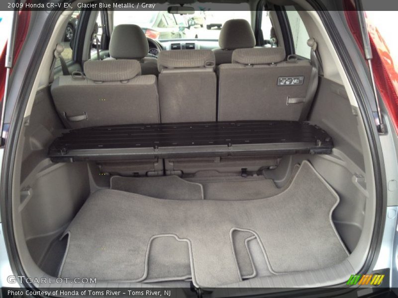Glacier Blue Metallic / Gray 2009 Honda CR-V EX