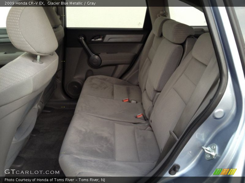 Glacier Blue Metallic / Gray 2009 Honda CR-V EX