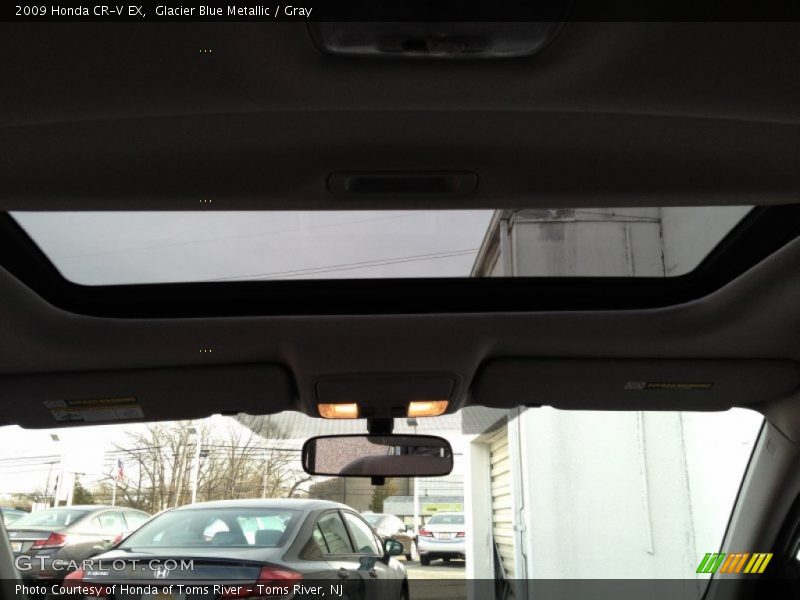 Glacier Blue Metallic / Gray 2009 Honda CR-V EX