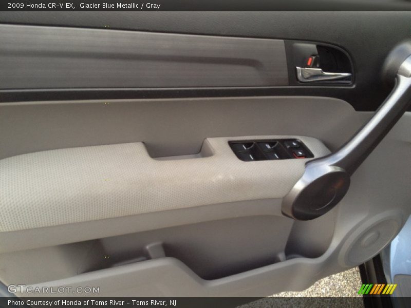 Glacier Blue Metallic / Gray 2009 Honda CR-V EX