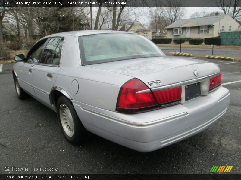 Silver Frost Metallic / Light Graphite 2001 Mercury Grand Marquis LS