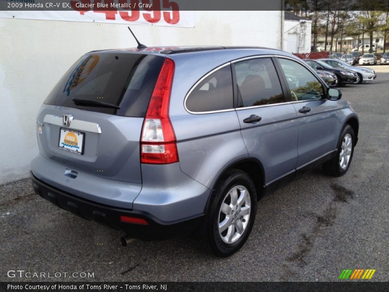 Glacier Blue Metallic / Gray 2009 Honda CR-V EX