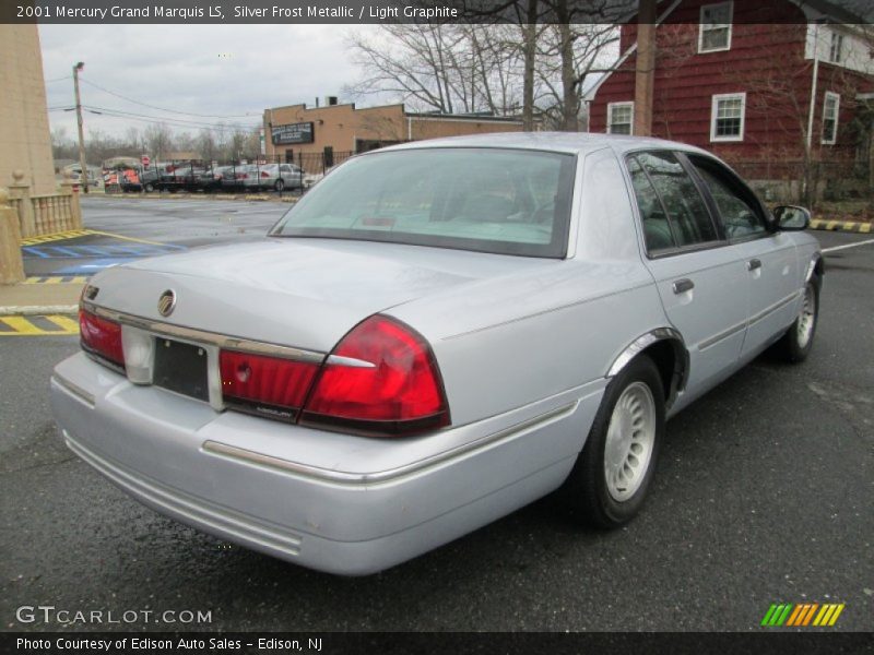 Silver Frost Metallic / Light Graphite 2001 Mercury Grand Marquis LS