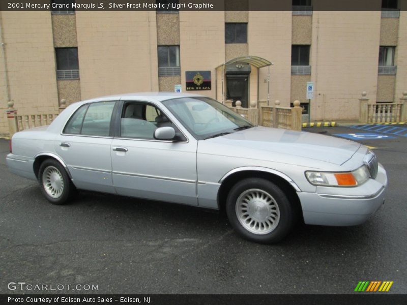 Silver Frost Metallic / Light Graphite 2001 Mercury Grand Marquis LS