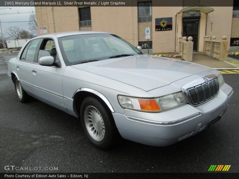 Silver Frost Metallic / Light Graphite 2001 Mercury Grand Marquis LS