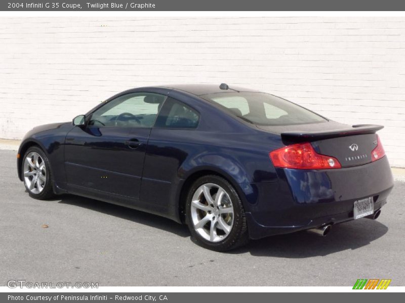 Twilight Blue / Graphite 2004 Infiniti G 35 Coupe