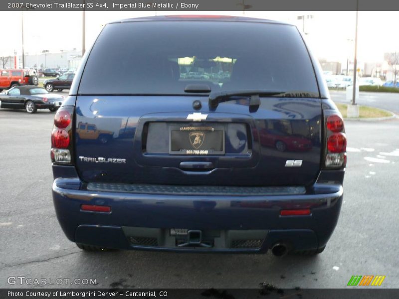Imperial Blue Metallic / Ebony 2007 Chevrolet TrailBlazer SS 4x4