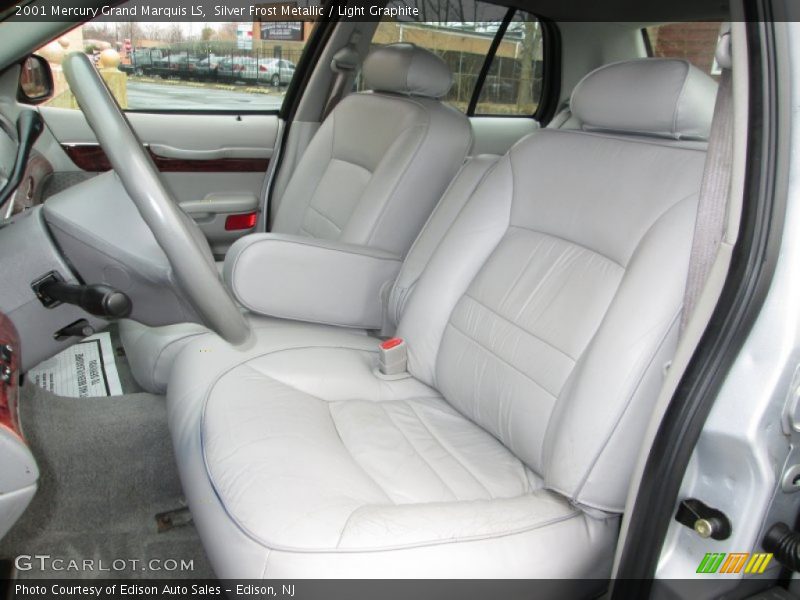 Silver Frost Metallic / Light Graphite 2001 Mercury Grand Marquis LS