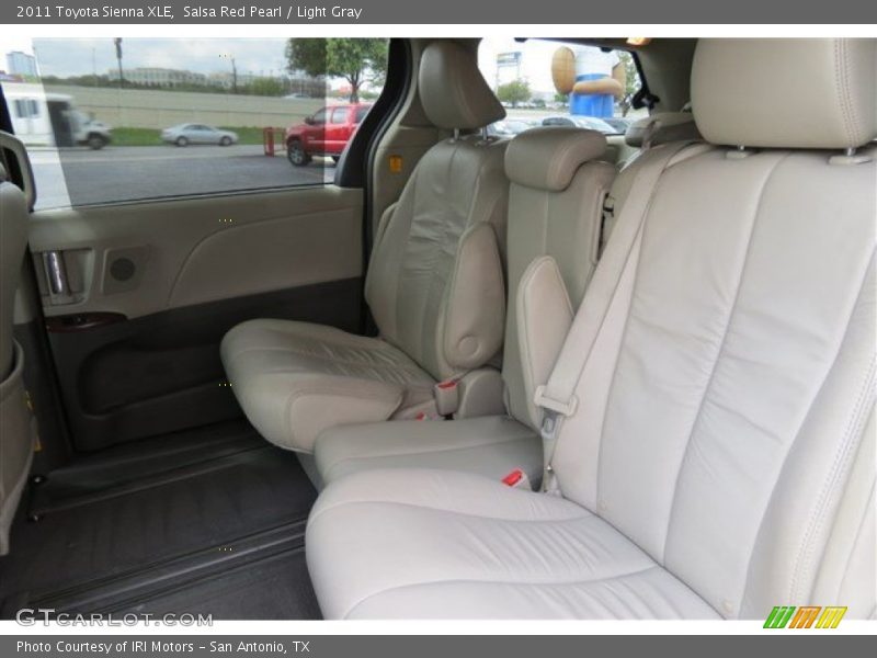 Salsa Red Pearl / Light Gray 2011 Toyota Sienna XLE