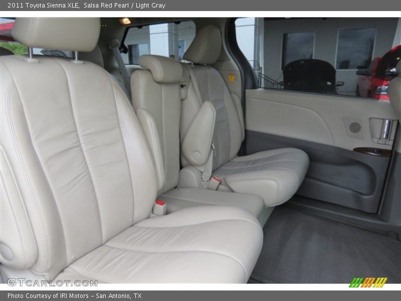 Salsa Red Pearl / Light Gray 2011 Toyota Sienna XLE