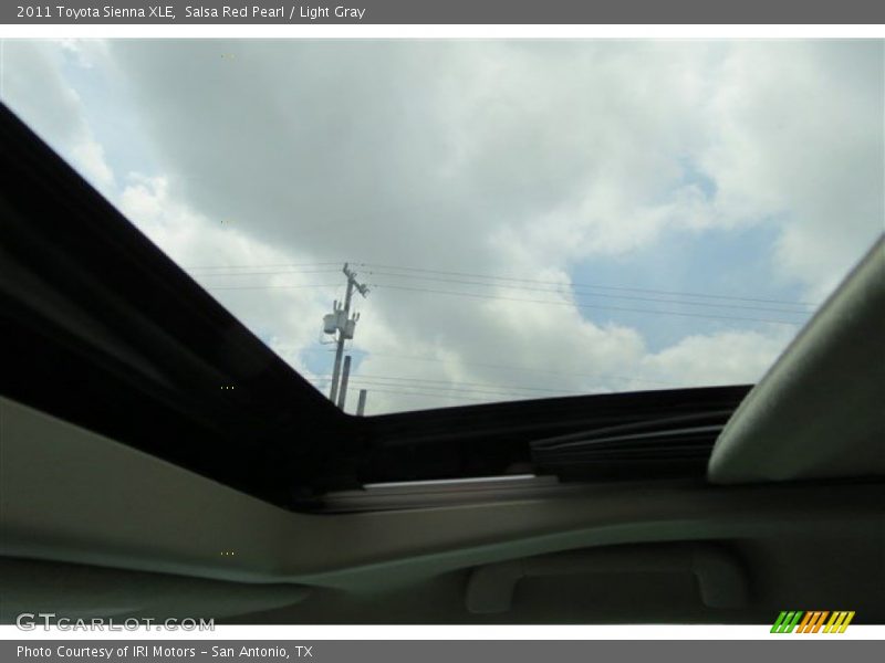 Salsa Red Pearl / Light Gray 2011 Toyota Sienna XLE