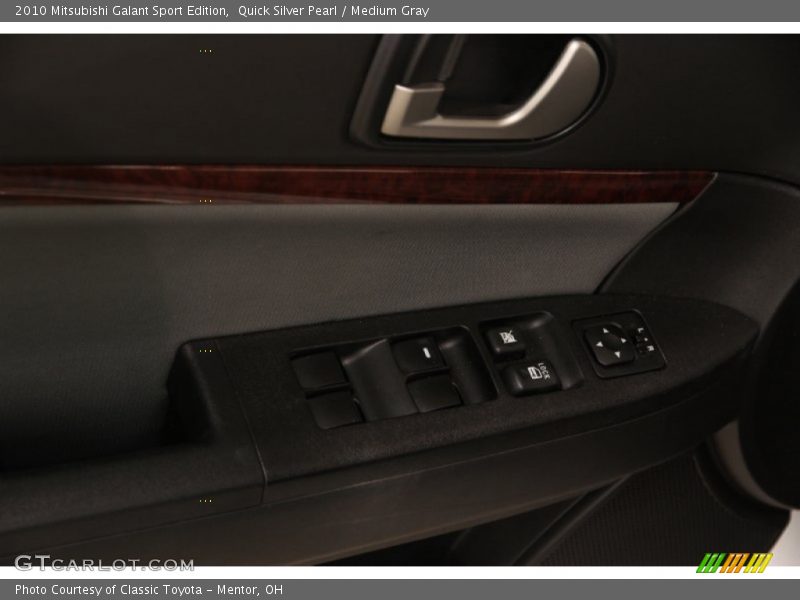 Quick Silver Pearl / Medium Gray 2010 Mitsubishi Galant Sport Edition