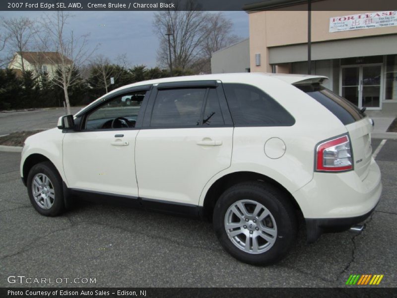 Creme Brulee / Charcoal Black 2007 Ford Edge SEL AWD